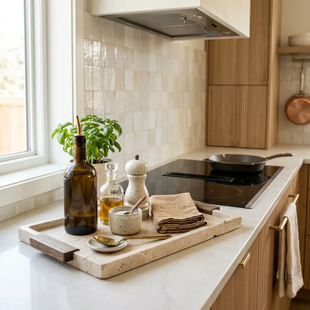 Corral Clutter with Decorative Trays