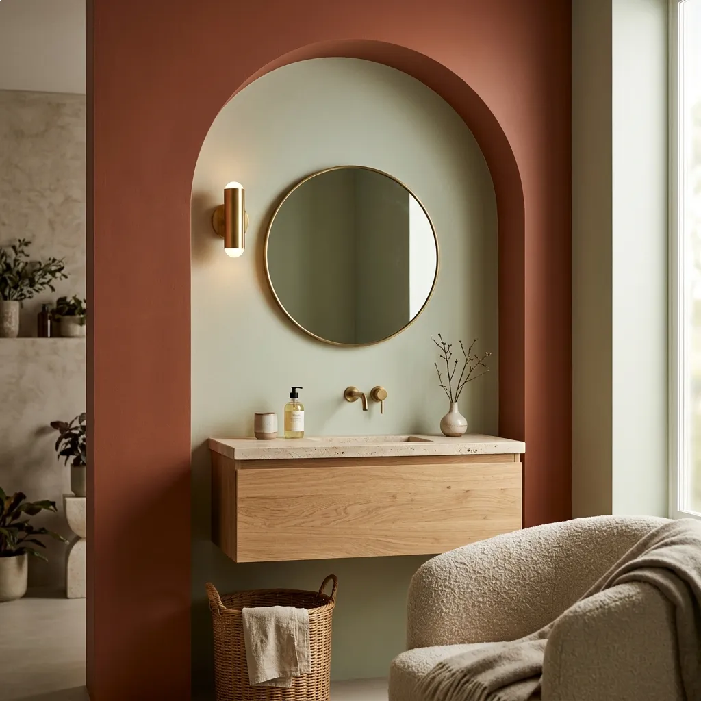 Cozy, Color-Blocked Arches