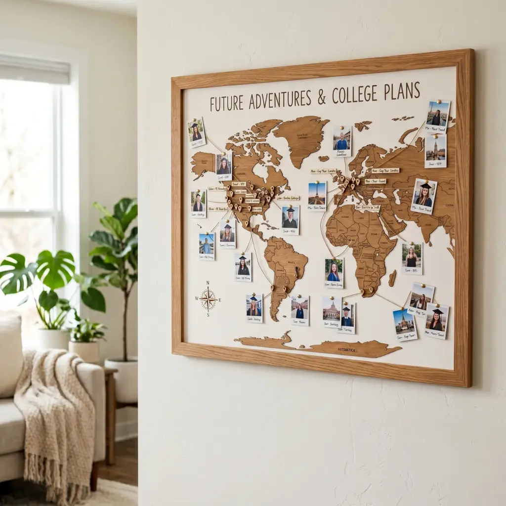 Create a Cozy "Future Plans" Map Display