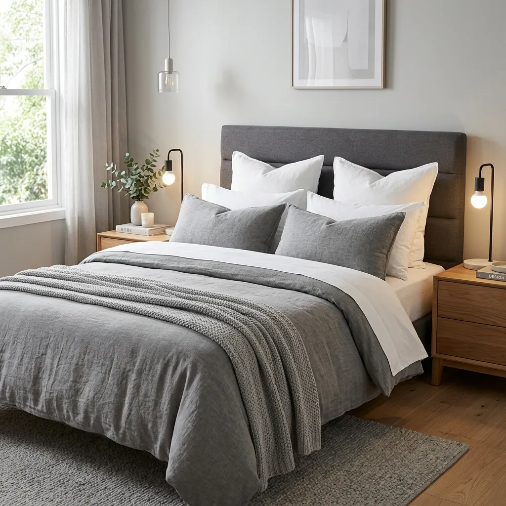 Create a Hotel-Inspired Grey Bedroom