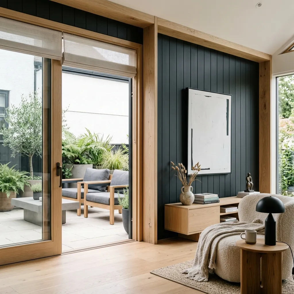 Create a Minimalist Charcoal and Wood Look
