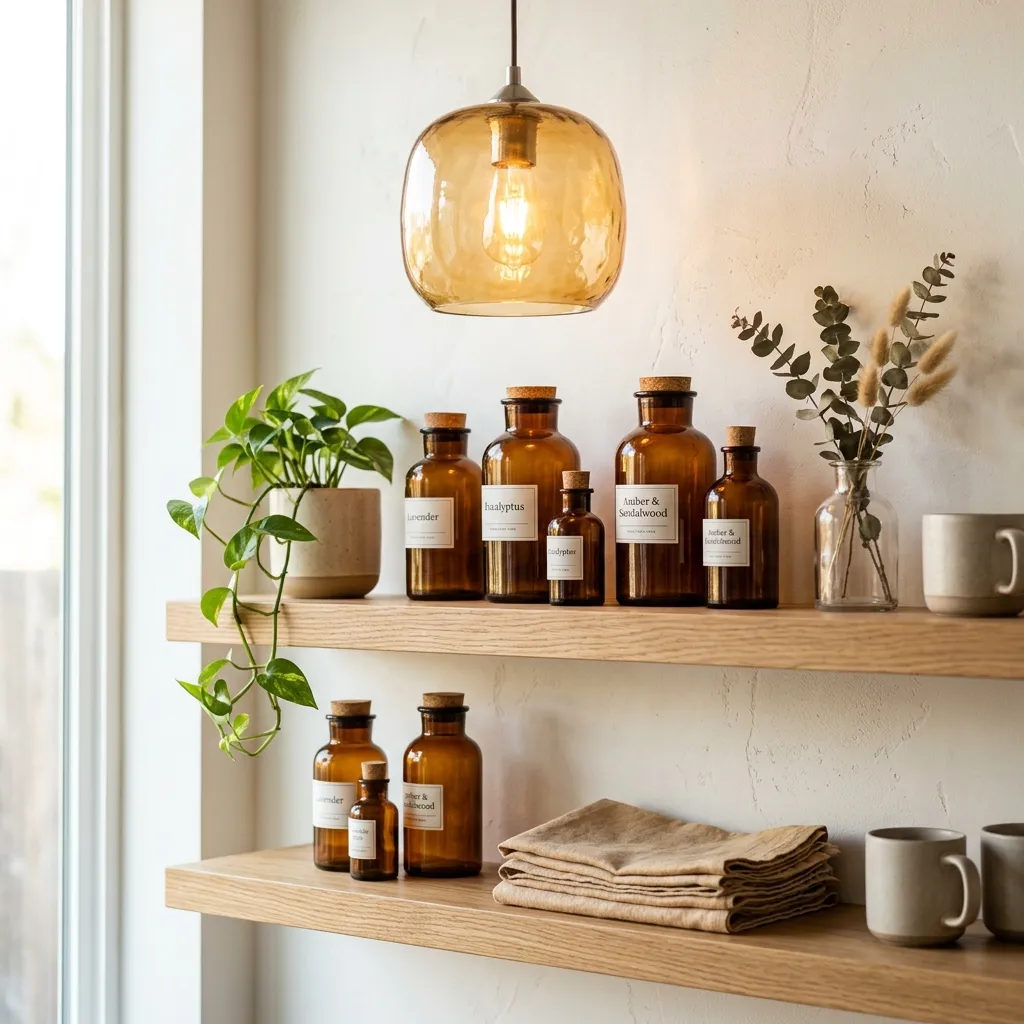 Create a Warm Glow with Amber Glass