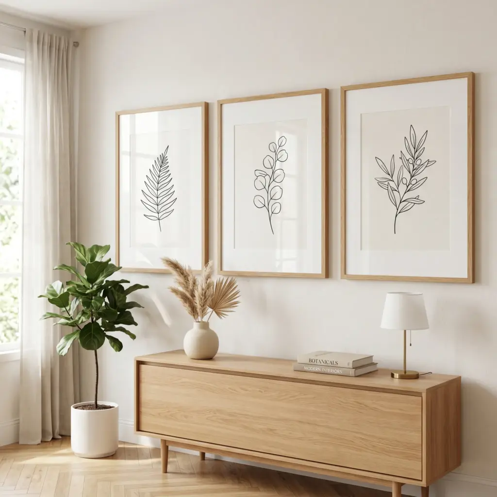Curate a Minimalist Gallery Wall