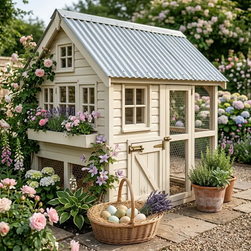 Cute Cottage Style with Corrugated Roofing