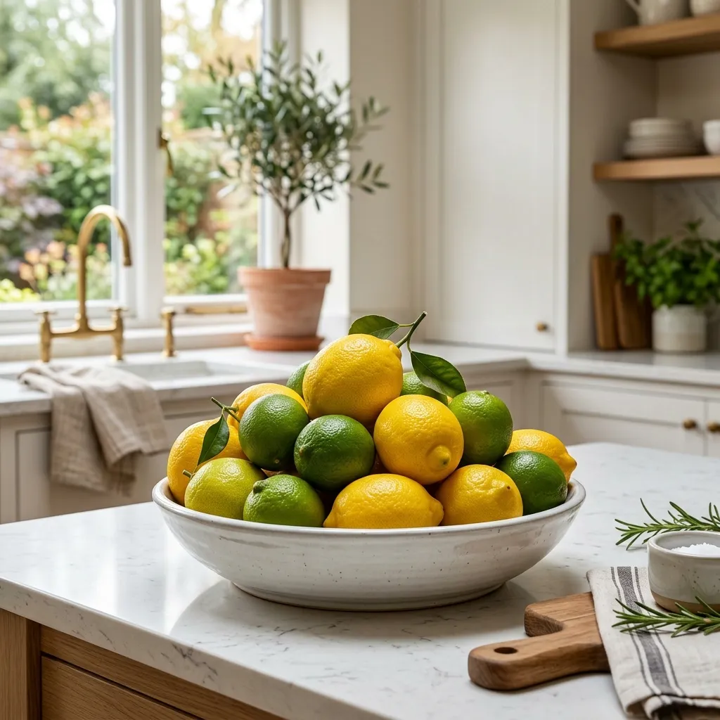 Decorate with Fresh Citrus Bowls
