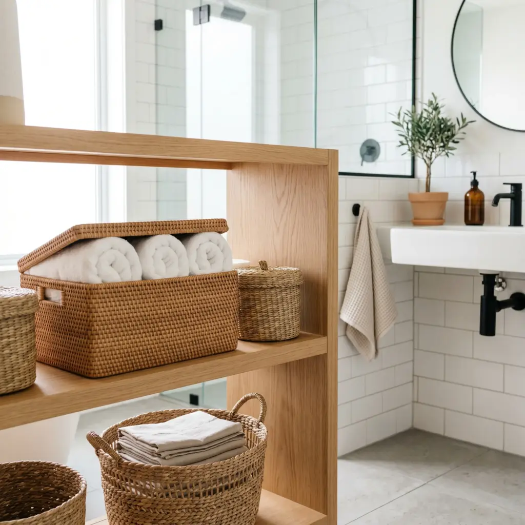 Decorate with Woven Baskets