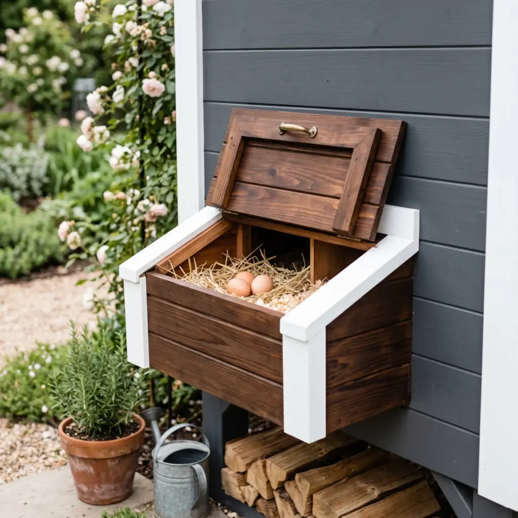 Design an External Egg-Collection Box