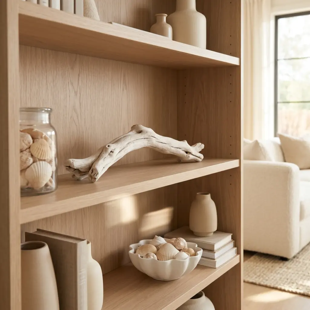 Display Seashells and Driftwood