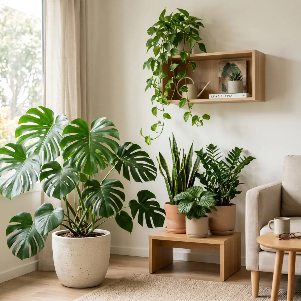 Display Tropical Indoor Plants