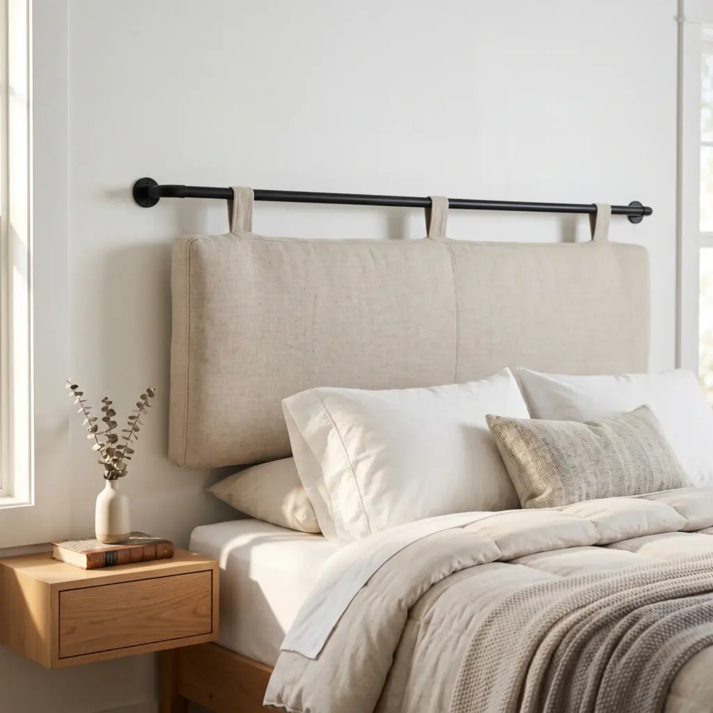 Fake a Custom Headboard