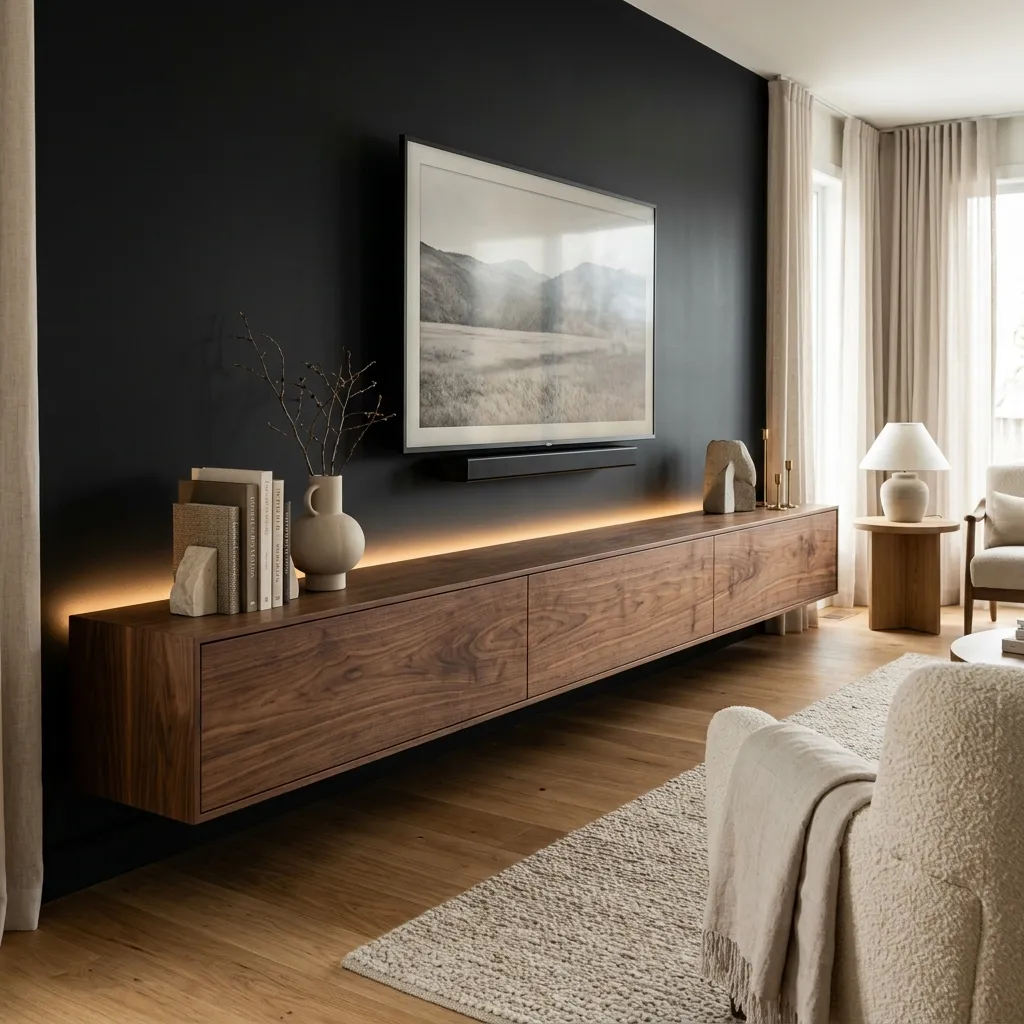 Floating TV Consol Strategy