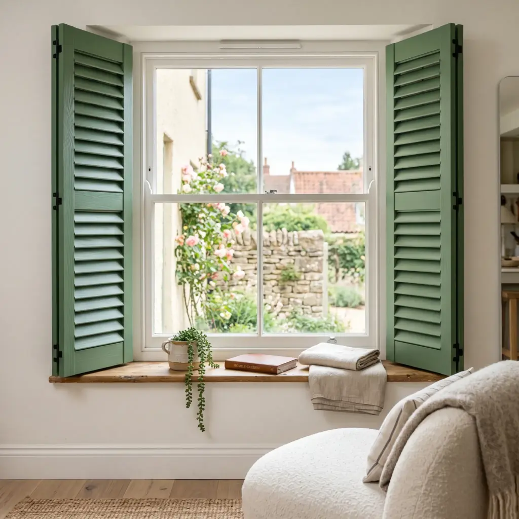 Frame Your Windows with Cute Shutters