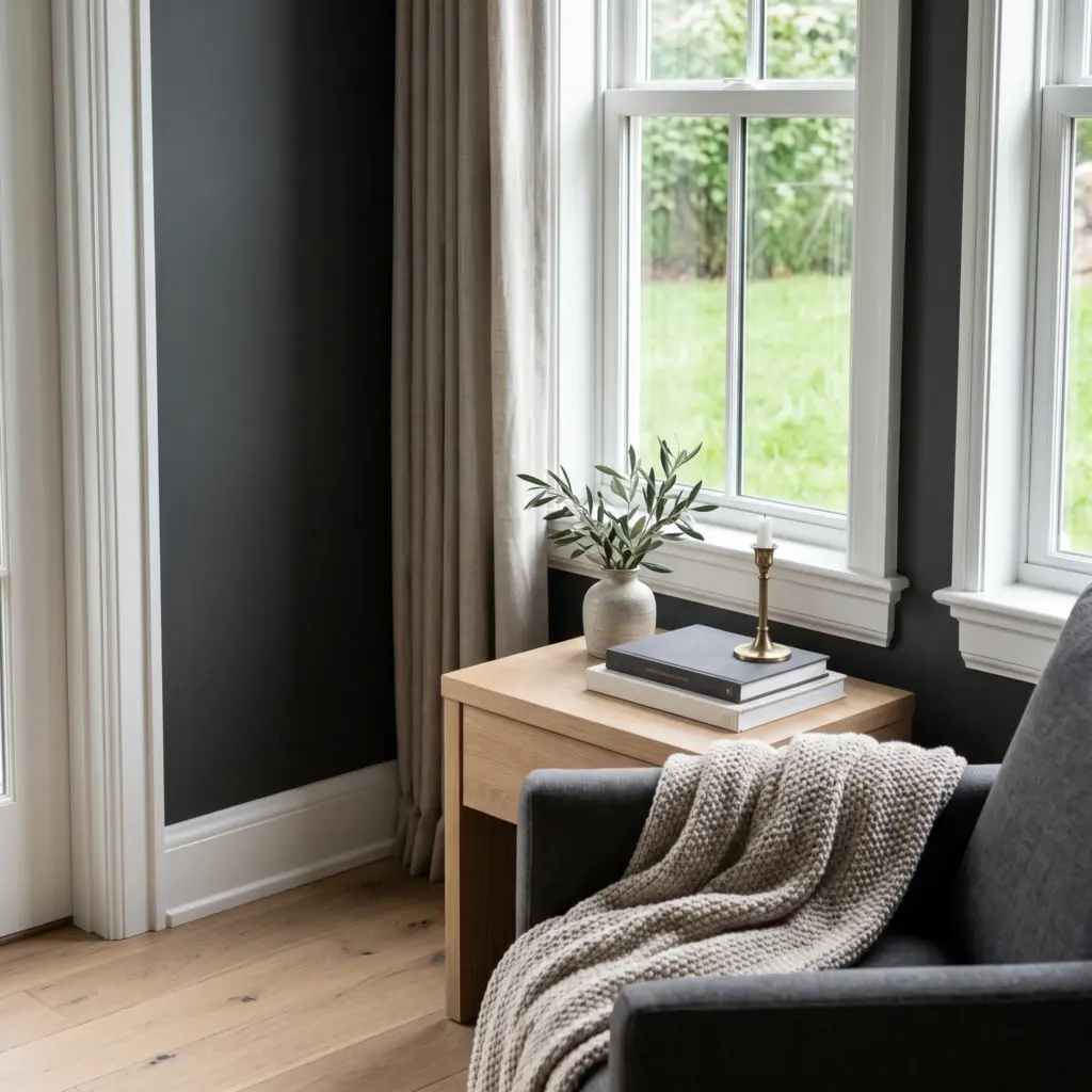 . Frame with Crisp White Trim