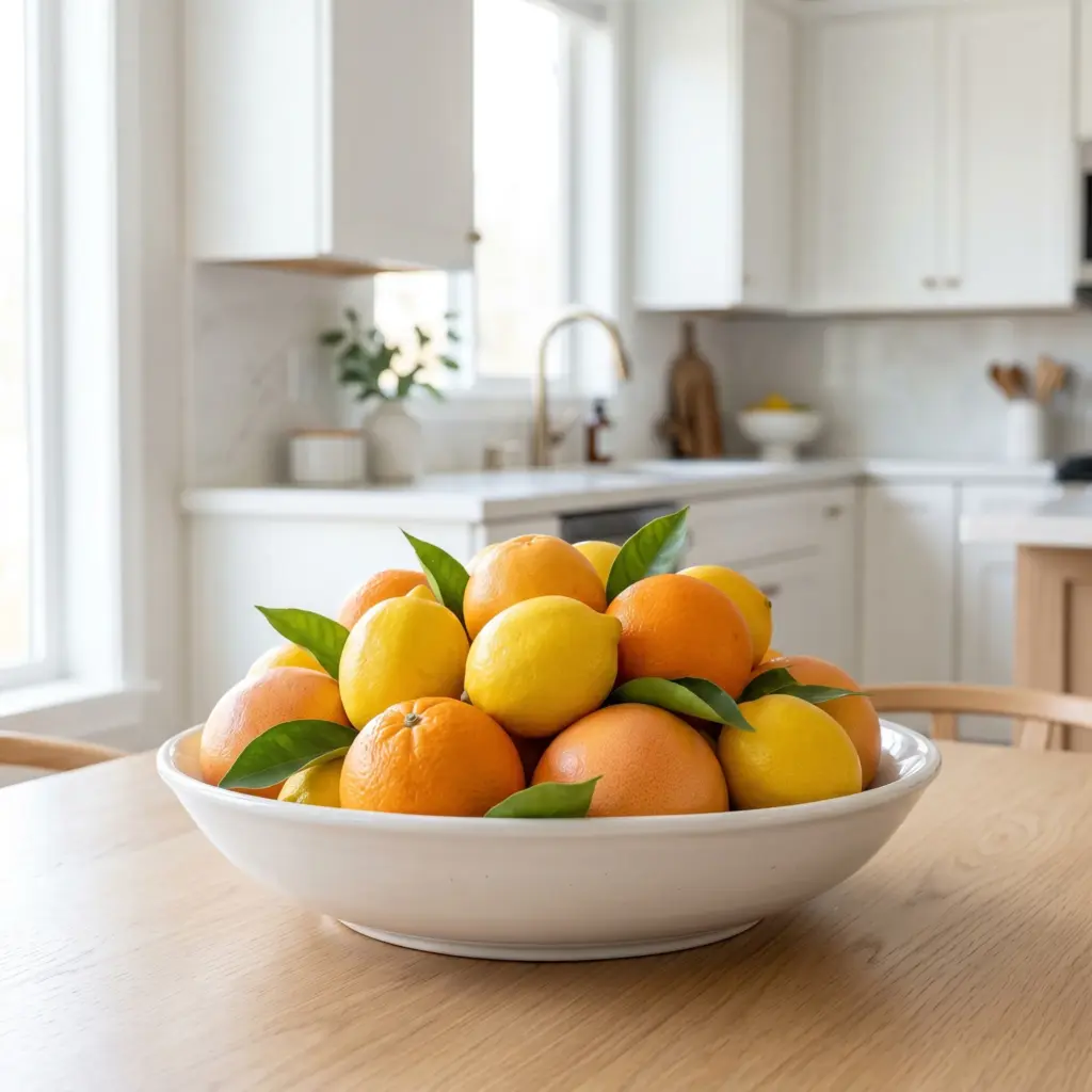 Fresh Citrus Table Centerpieces