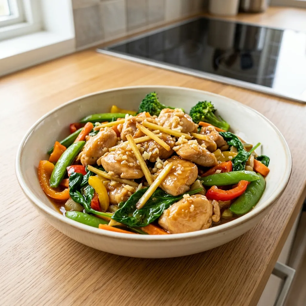 Garlic-Ginger Chicken Stir-Fry