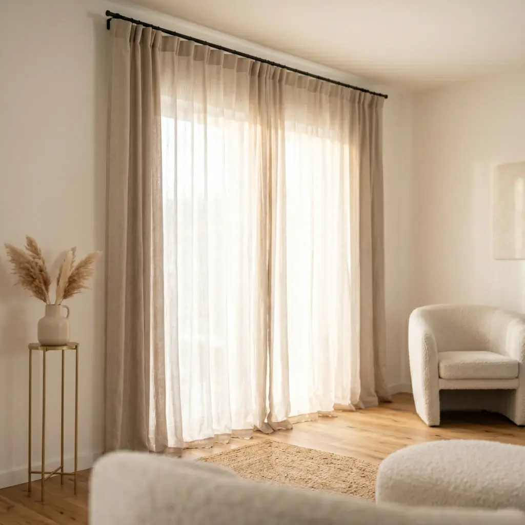 Hang Elegant, Floor-to-Ceiling Linen Drapes