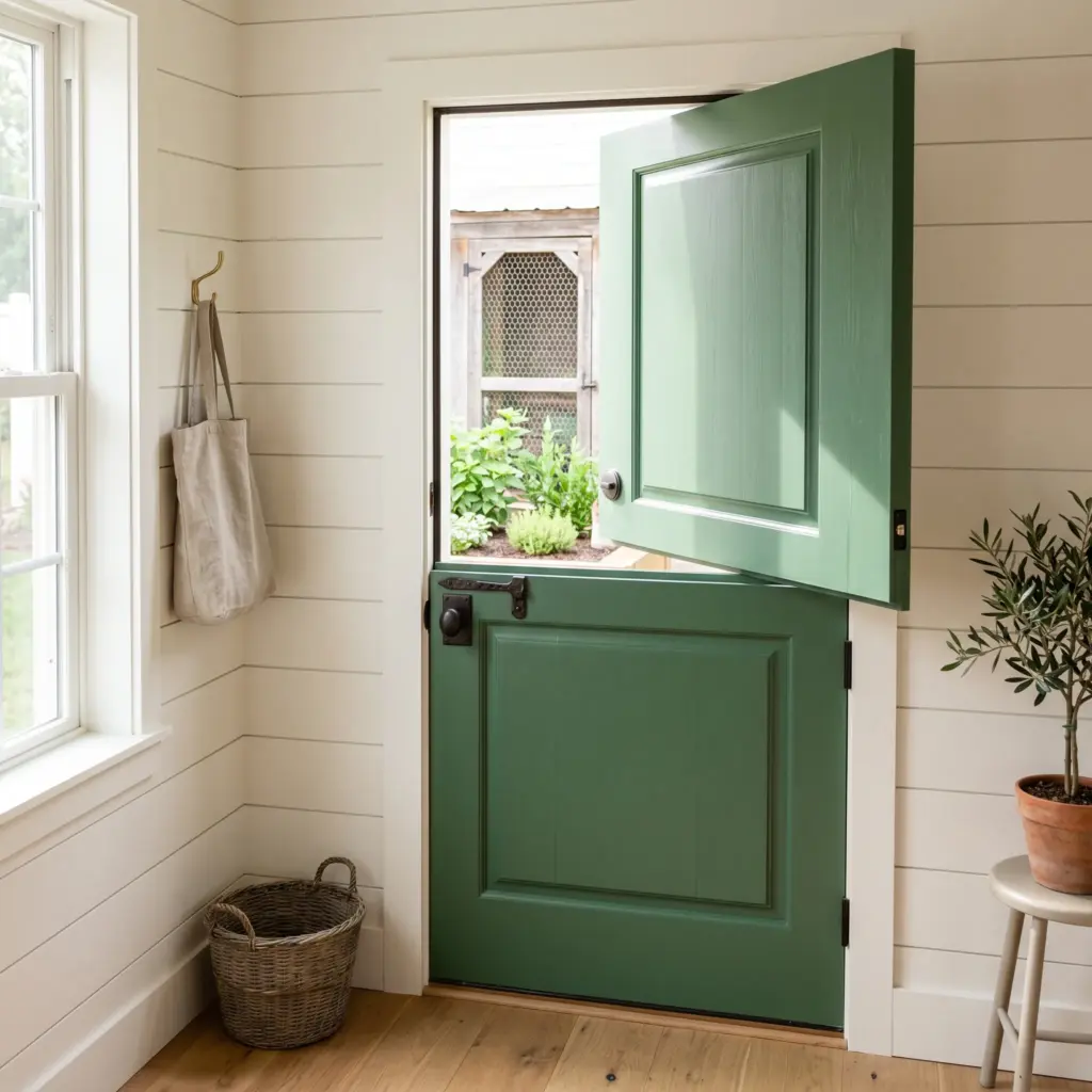 Hang a Dutch Door for Easy Access