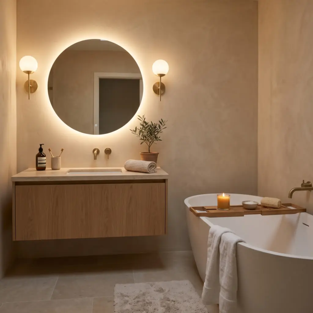 Incorporate Ambient, Warm Lighting