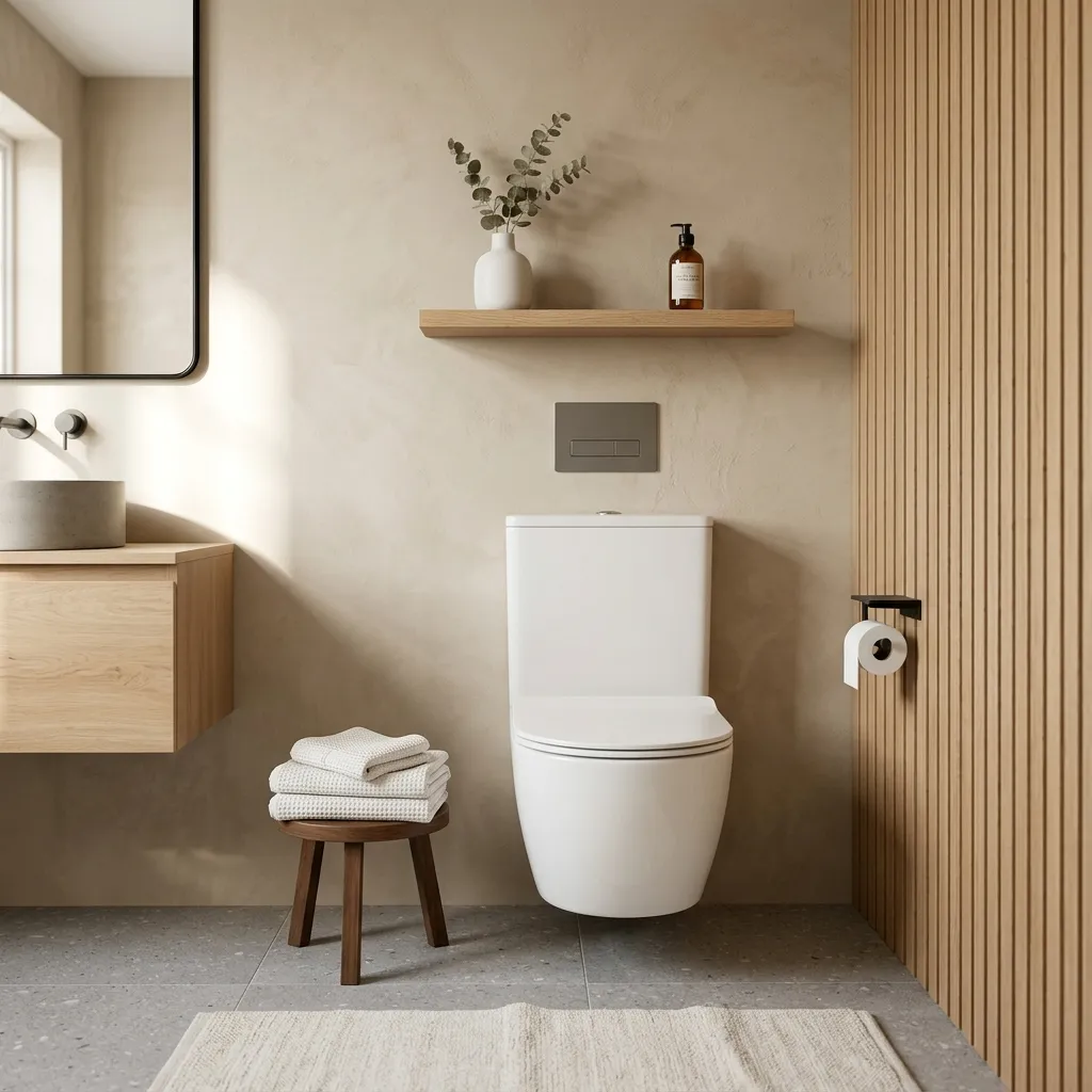 Incorporate Water-Efficient, Sleek Toilets