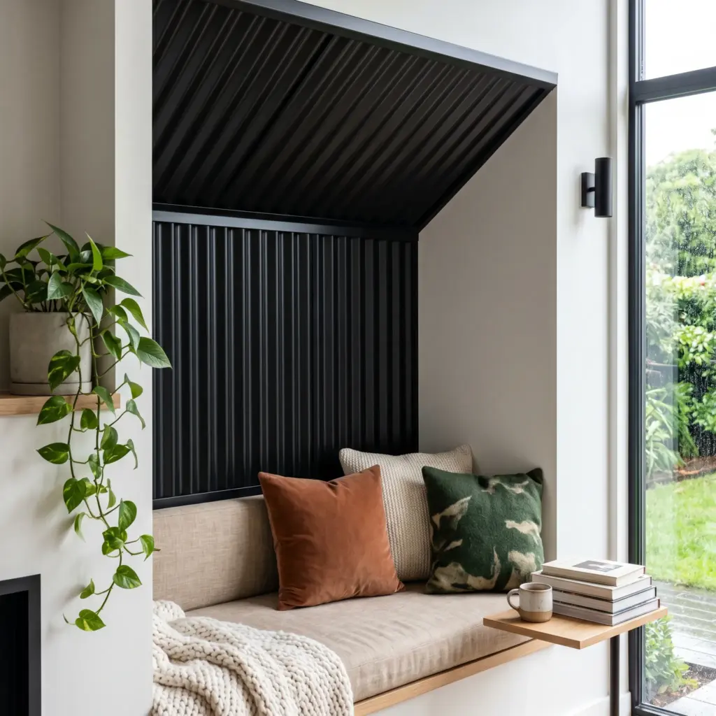 Incorporate a Corrugated Metal Roof