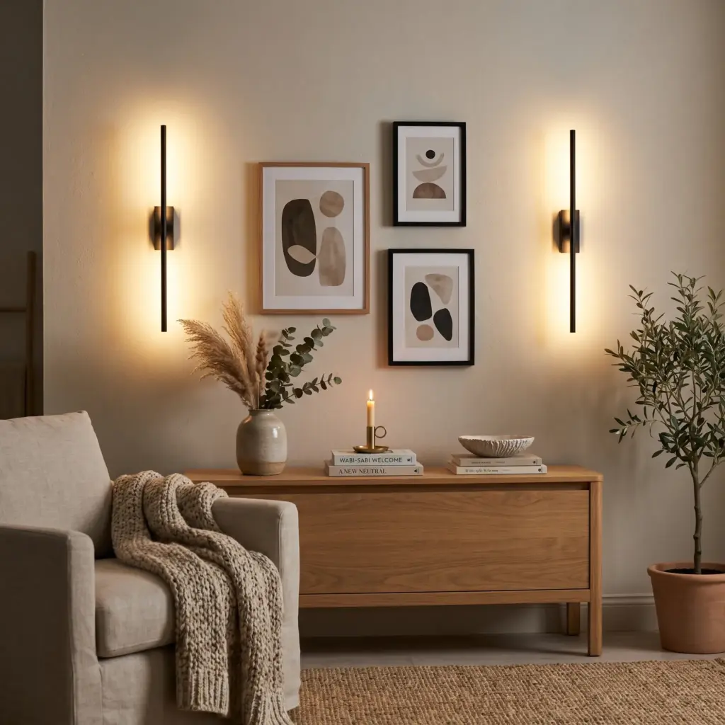 Install Soft, Diffused Wall Sconces