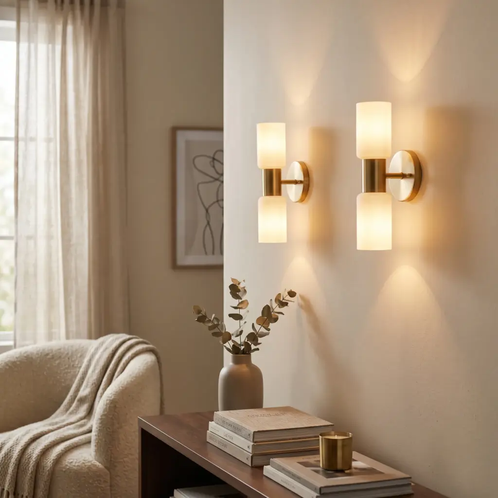 Install Soft, Diffused Wall Sconces
