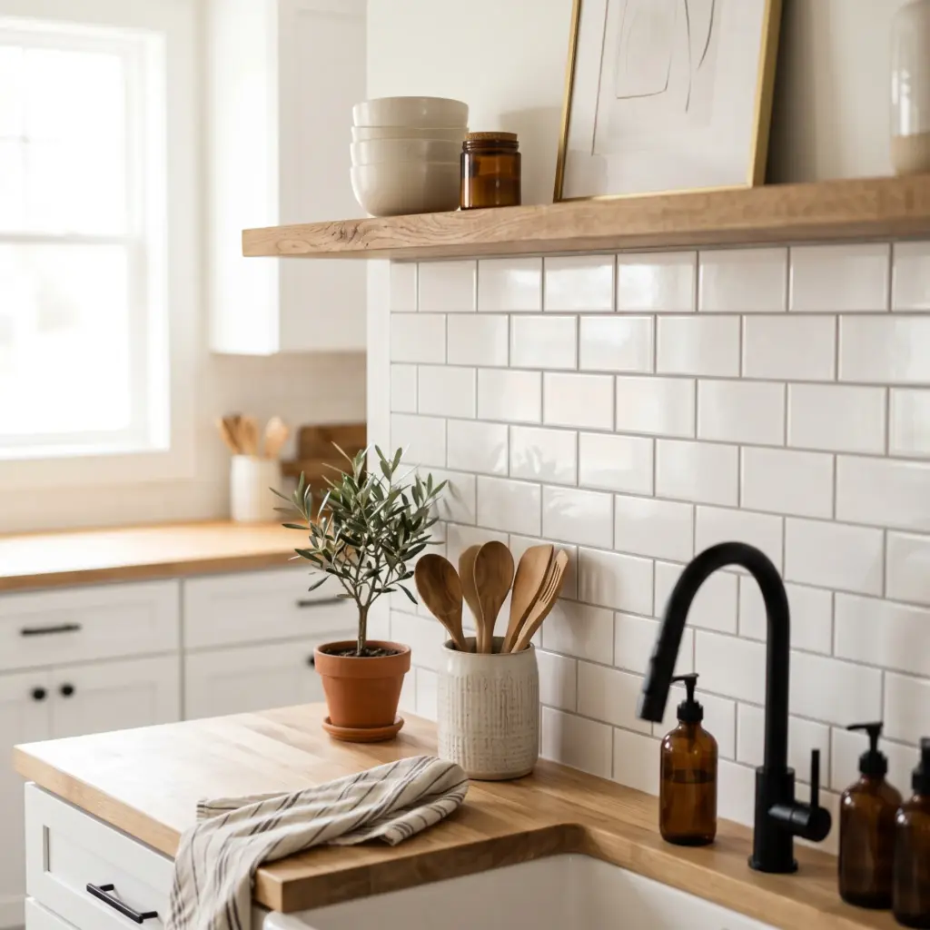 Install a Peel-and-Stick Backsplash