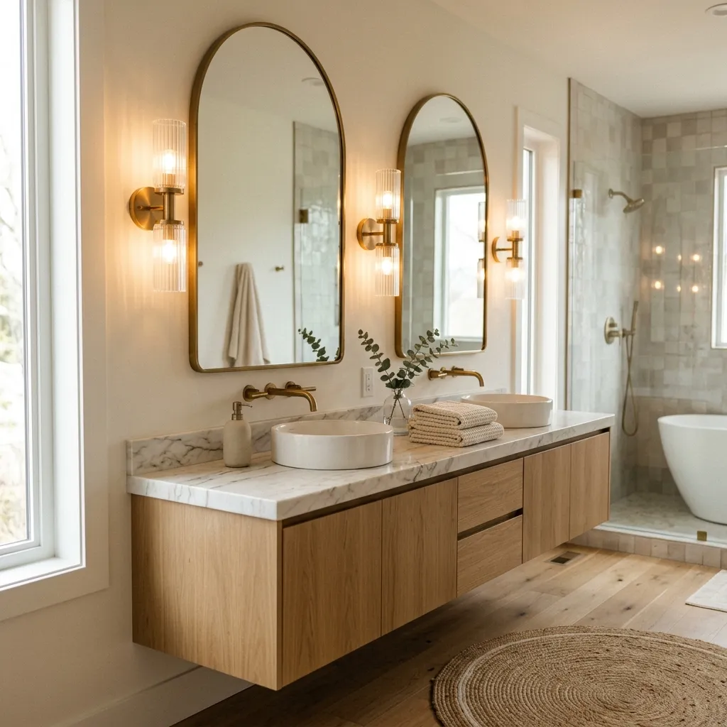 Layered Vanity Lighting