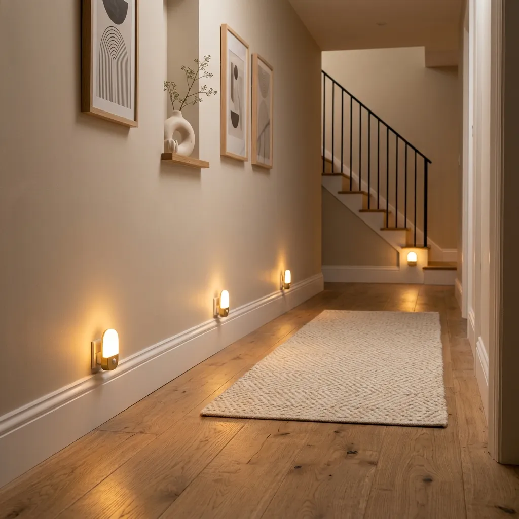 Low-Level Hallway Nightlights