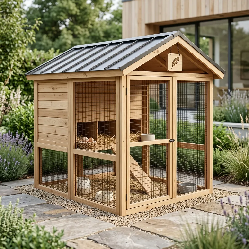 Minimalist Open-Air Summer Coop