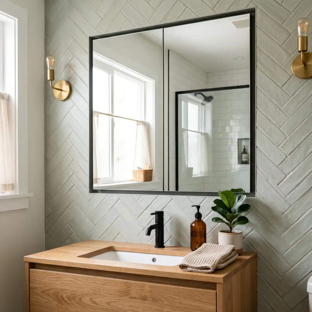 Mirrored Cabinets