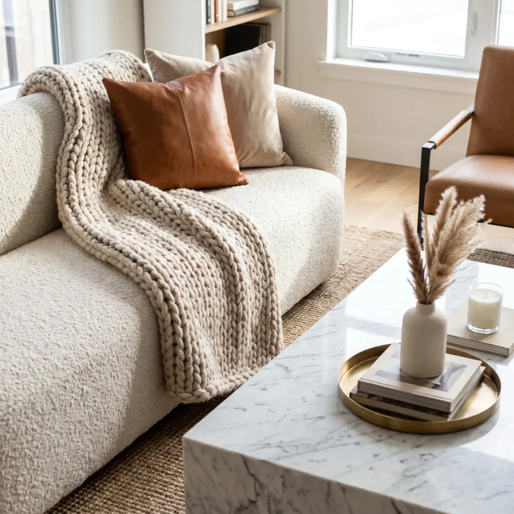 Mix High-Low Textures For Depth