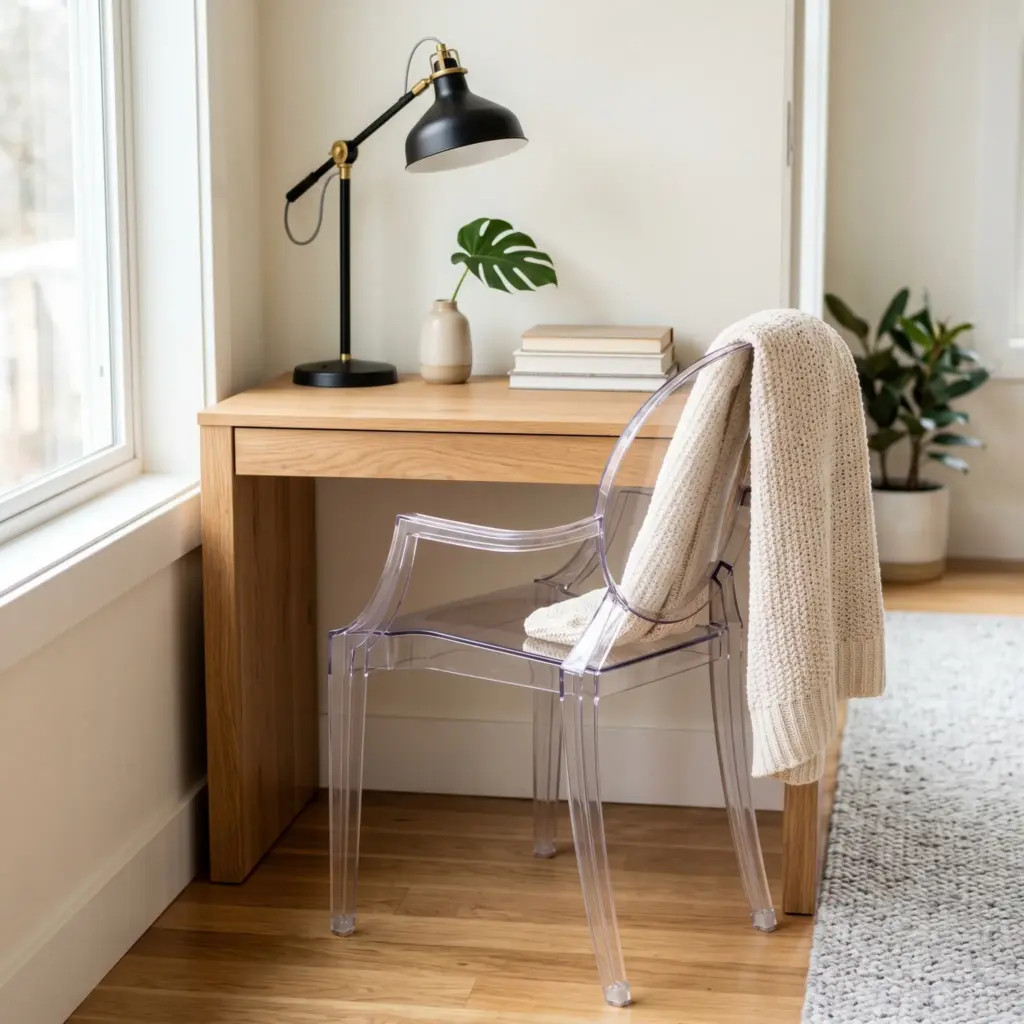 Opt for Clear Acrylic Accents