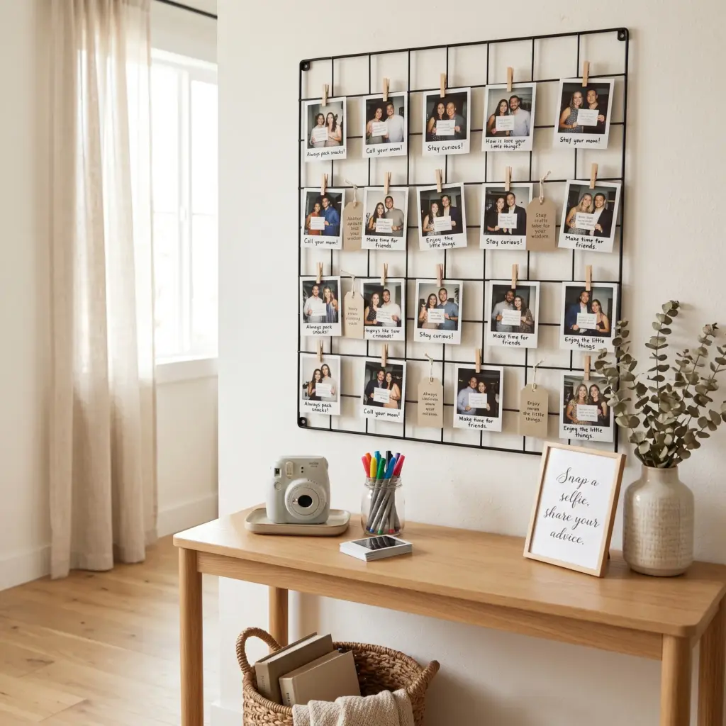 Polaroids as Guest Book Alternatives