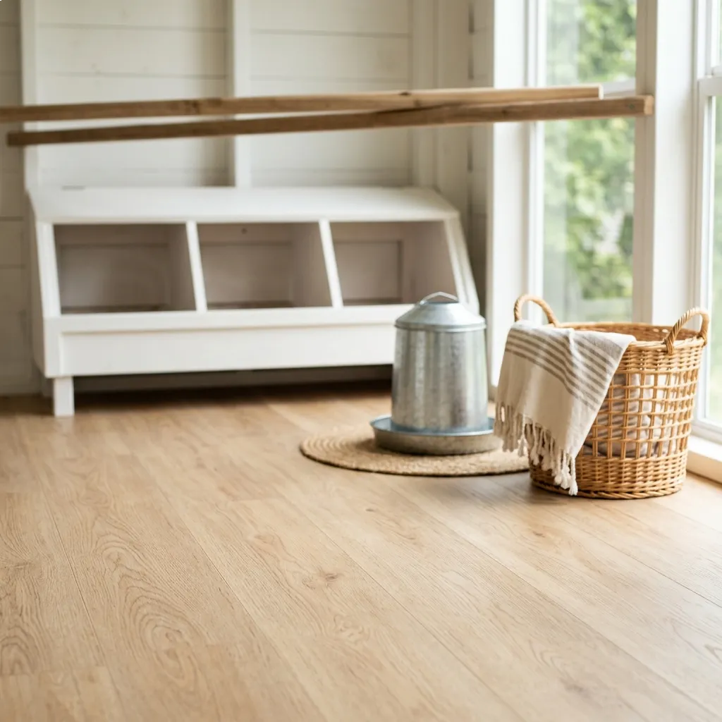 Put Down High-End Linoleum Flooring
