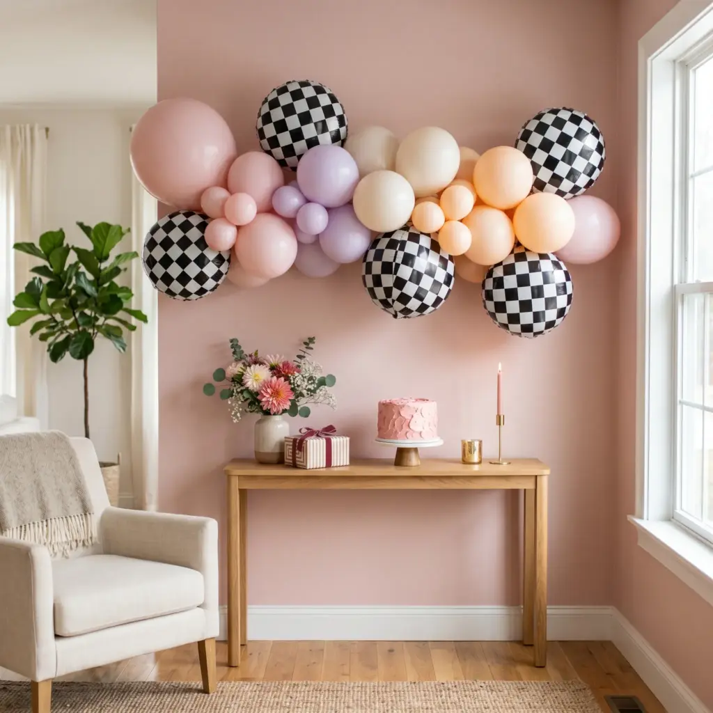 Retro Checkered Accents