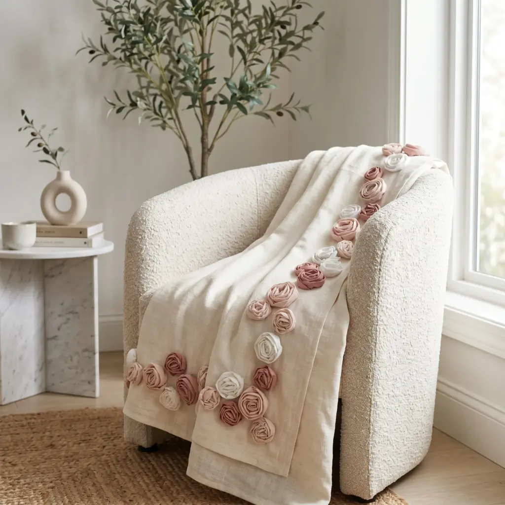 Romantic Rosette Detailing
