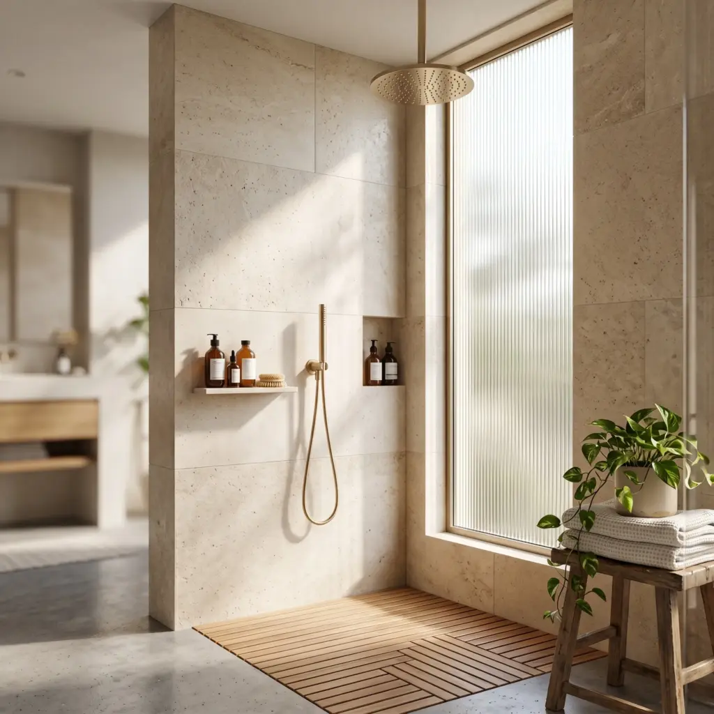 Showers Built Around Natural Light