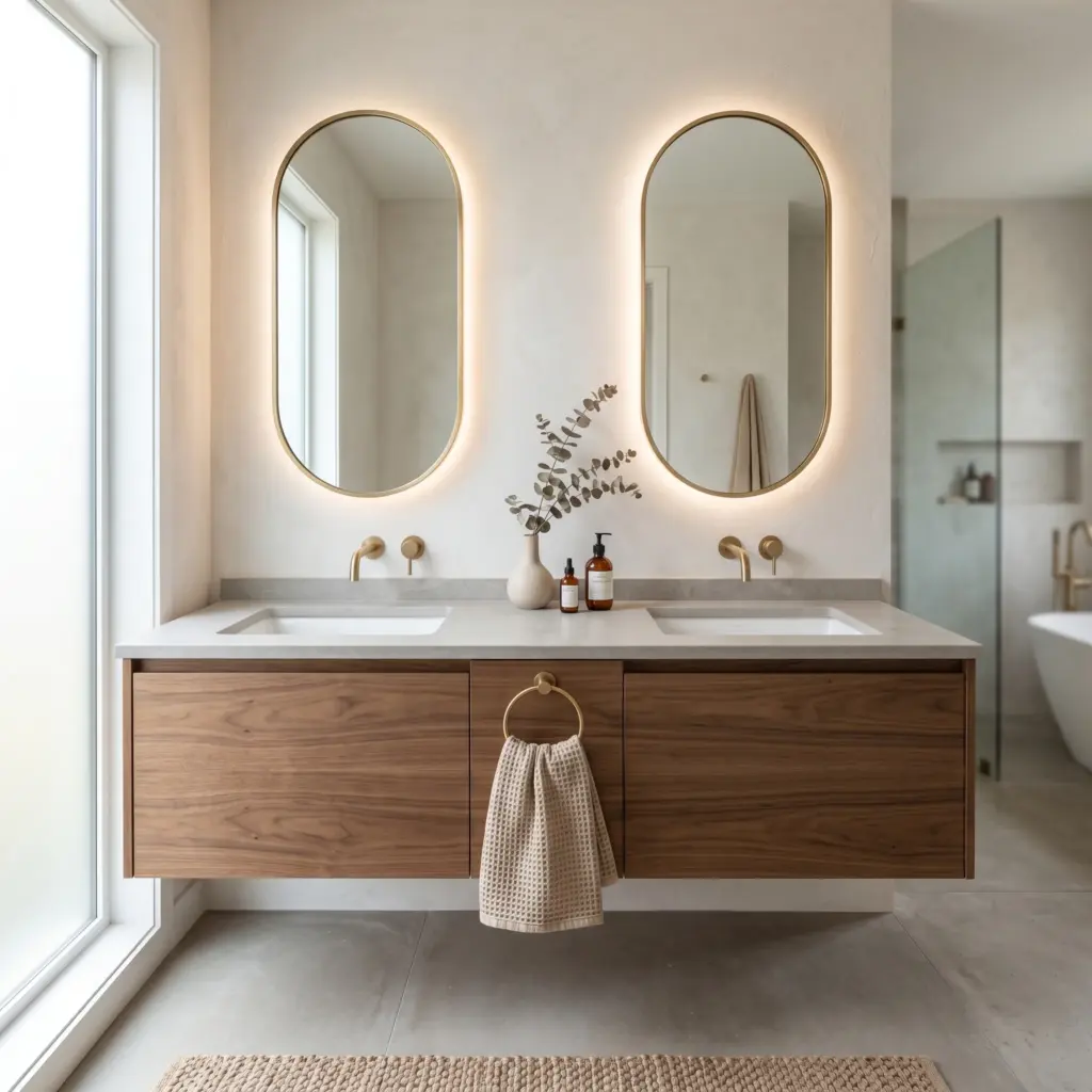Sleek Double Sink Symmetry