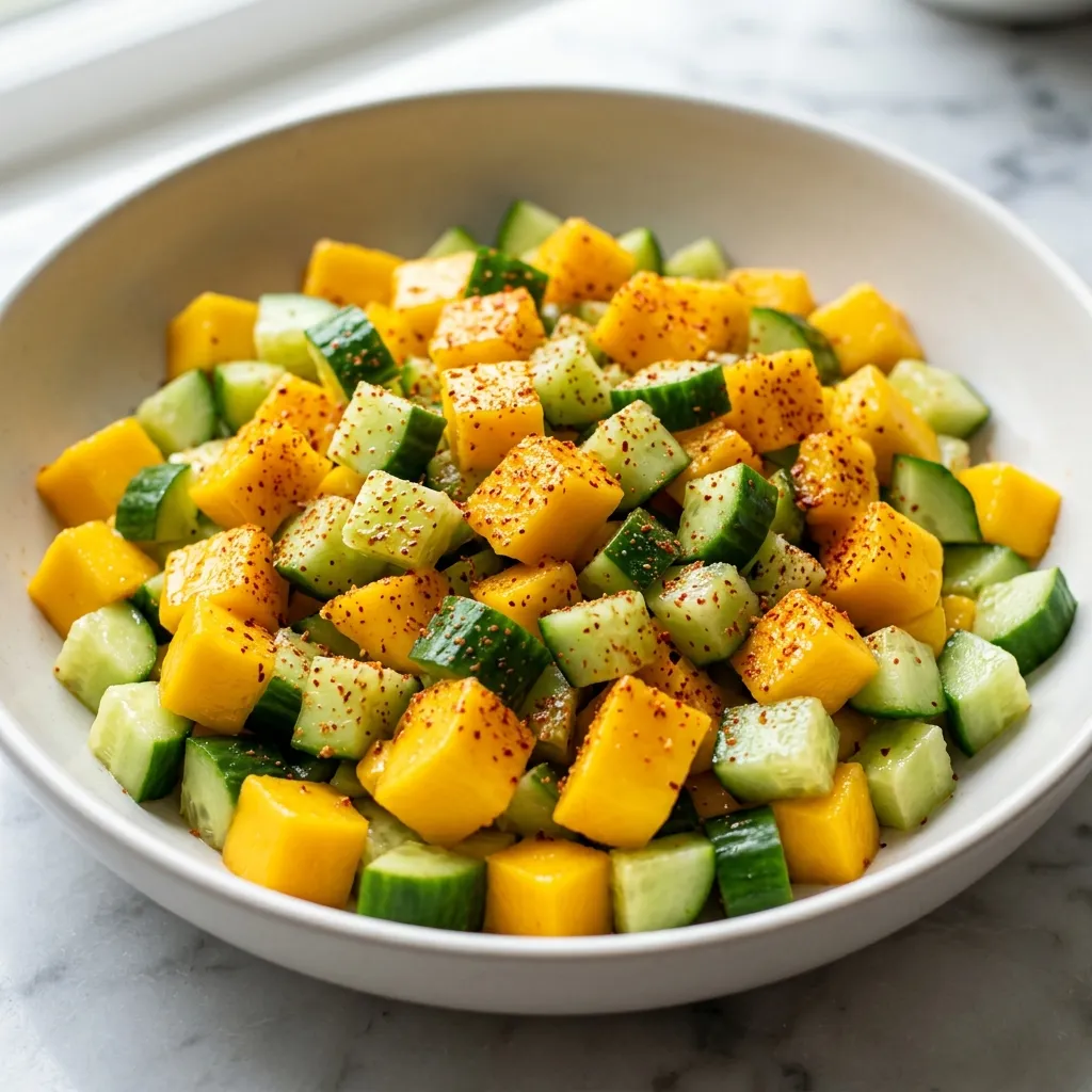 Spicy Mango Cucumber Crunch