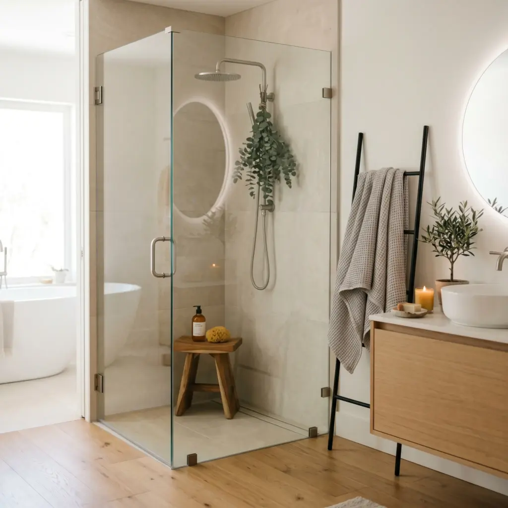 Stick to Minimalist Glass Showers