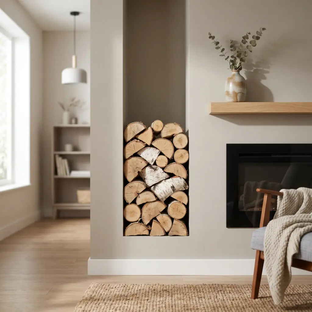 Style an Artful Stack of Firewood