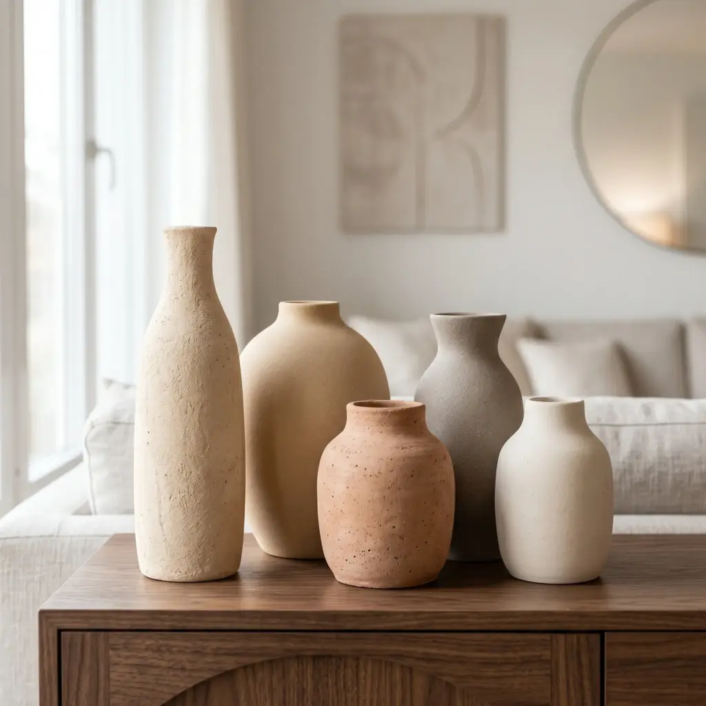 Style with Matte Ceramic Vases