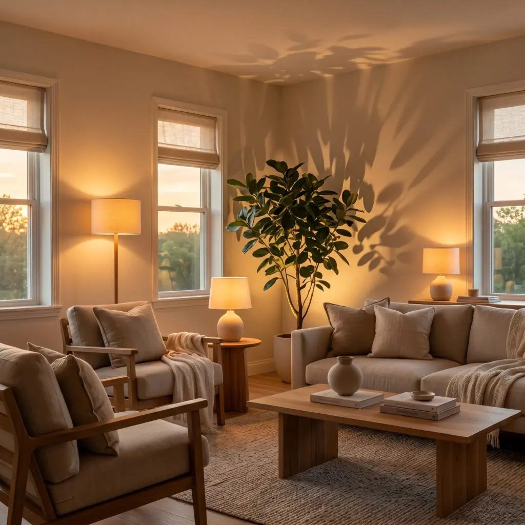 Switch to Ambient Sunset Lighting