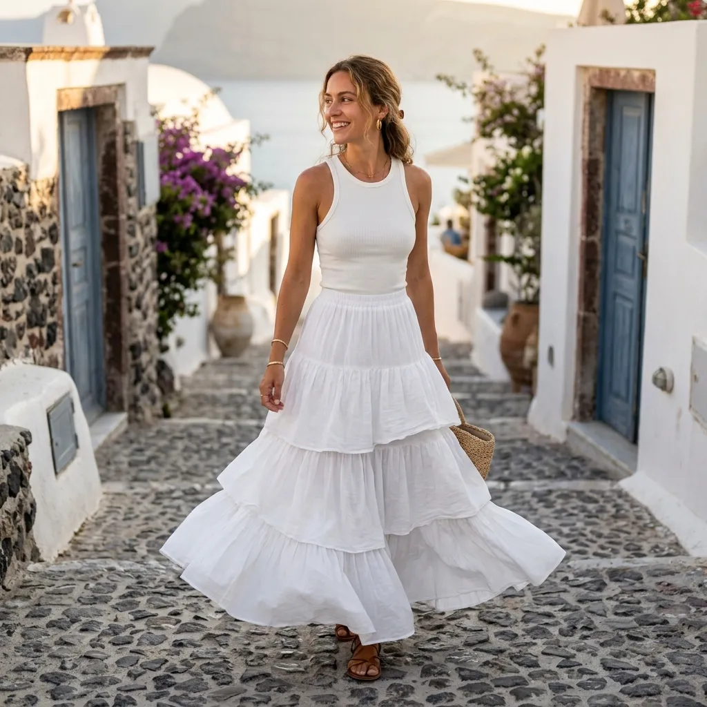 The Flowy Tiered Maxi