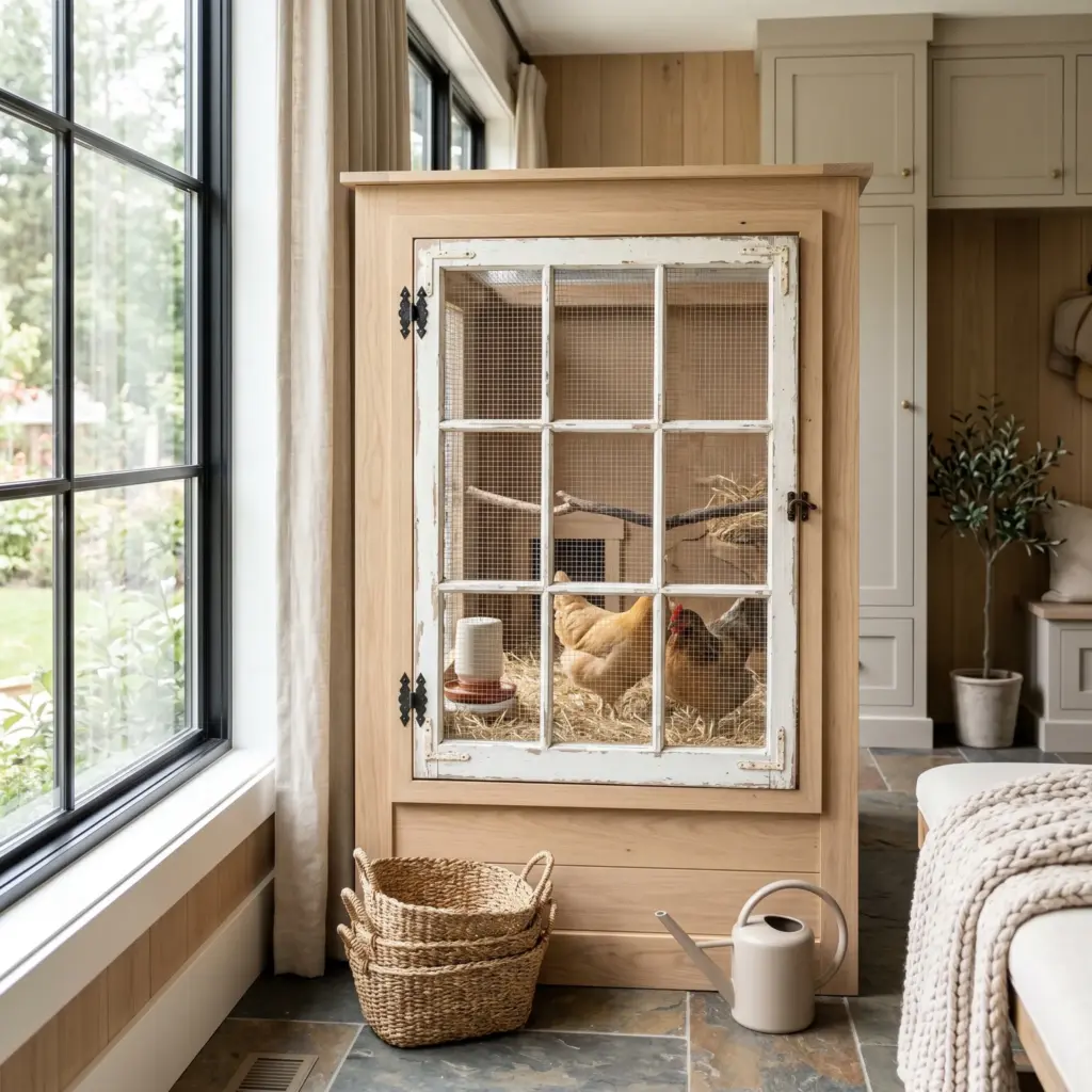 The Window Frame Upcycle Henhouse