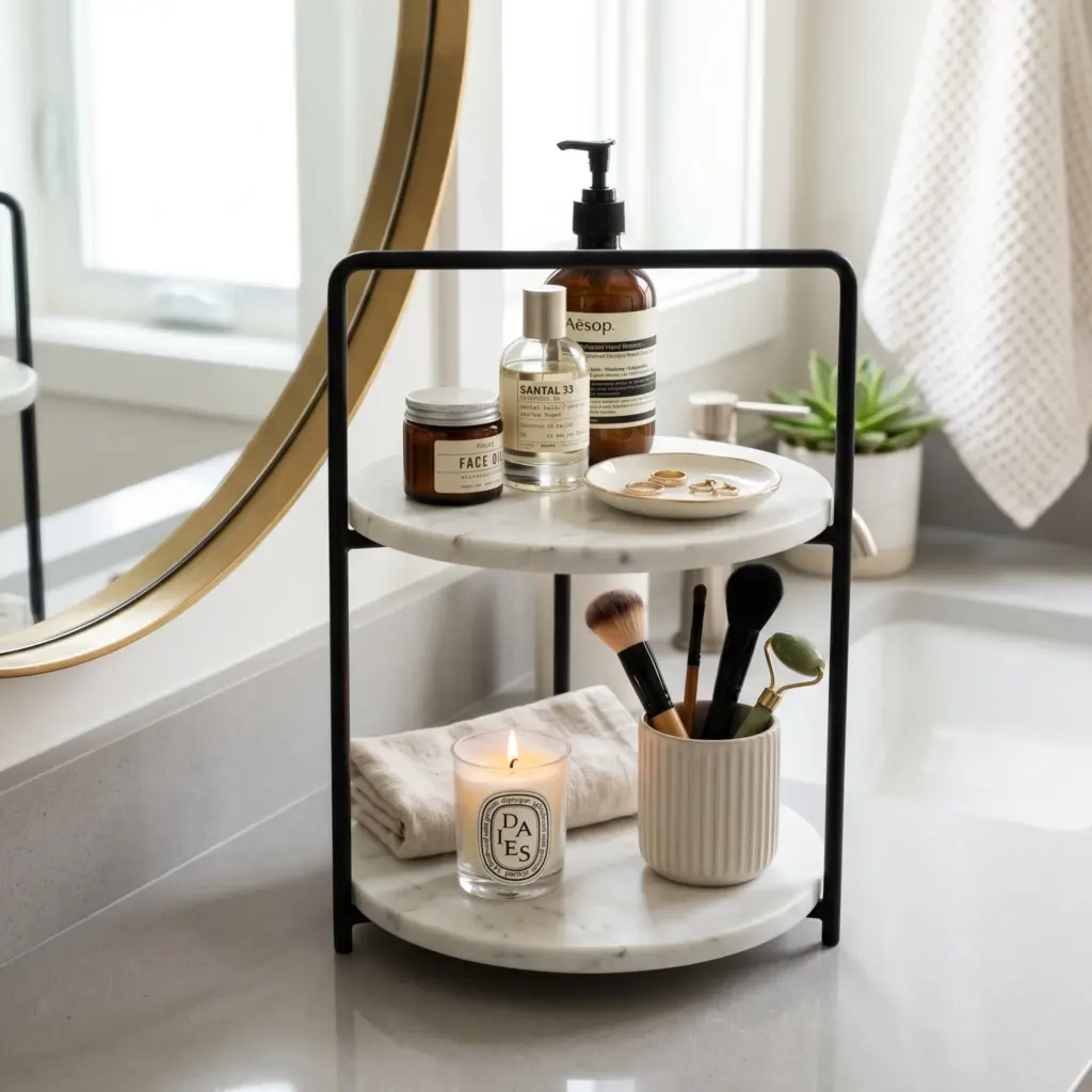 Tiered Trays on Counters