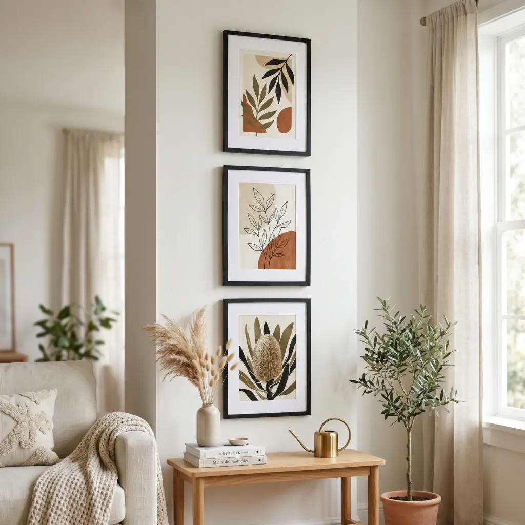 Use Vertical Wall Space for Art