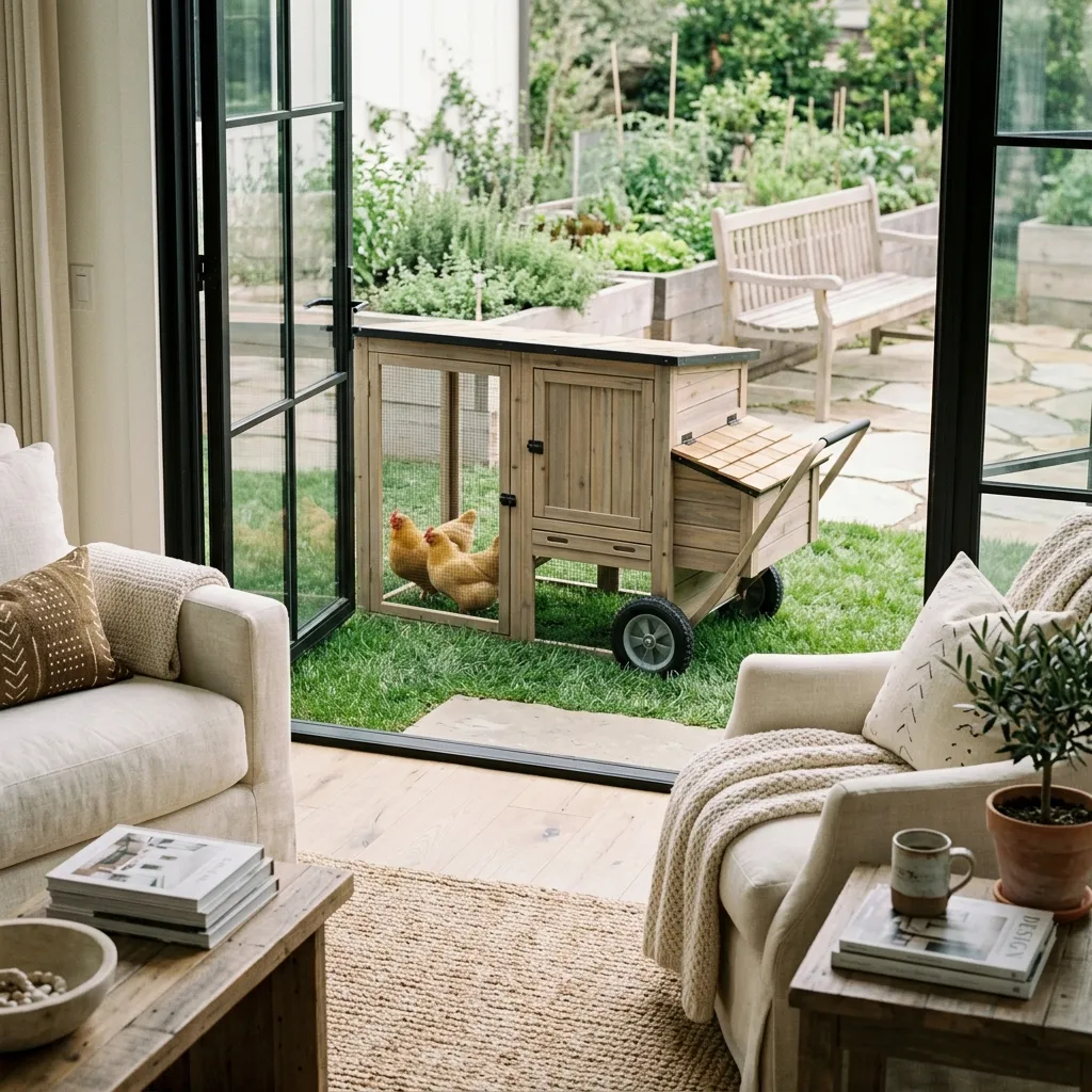Utilize a Mobile Chicken Tractor