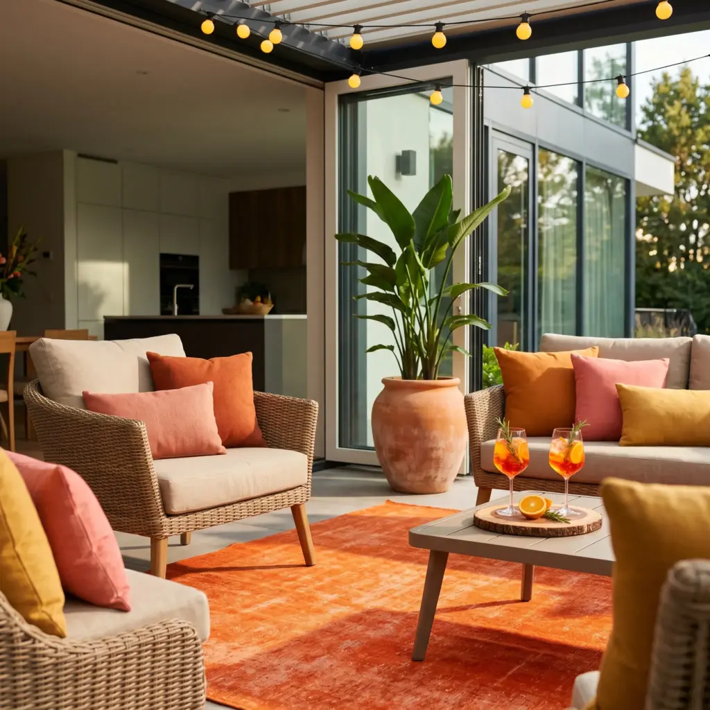 Vibrant Patio Styling